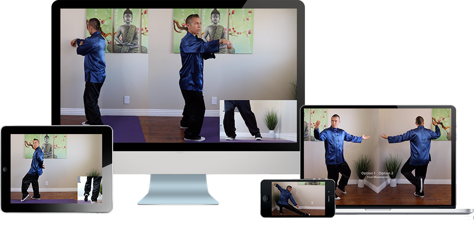 angie sierra from tai chi for beginners displaying the step by step tai chi online course